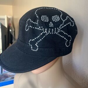 NWOT - Dead Men Tell No Tales Black Skull Military Style Hat